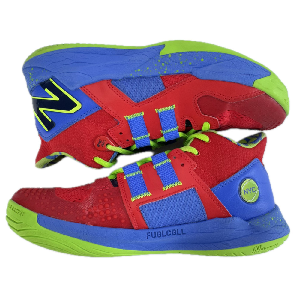 New Balance Coco CG1 DigiCoco Men 8.5 Energy Red Bright Lapis Green Lace Up Logo - Picture 6 of 13